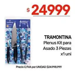 Nini Mayorista Tramontina plenus kit para asado 3 piezas oferta