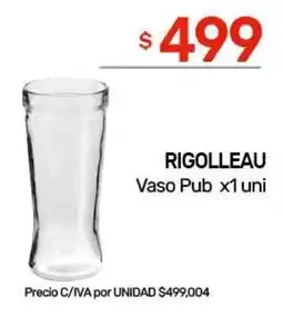 Nini Mayorista Rigolleau vaso pub oferta