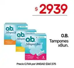 Nini Mayorista O.B. tampones oferta