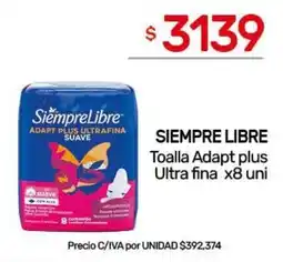Nini Mayorista Siempre libre toalla adapt plus ultra fina oferta