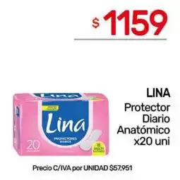 Nini Mayorista Lina protector diario anatómico oferta