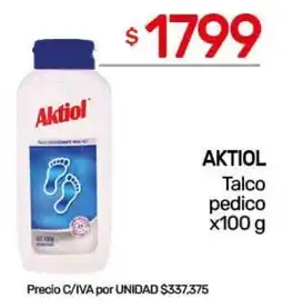 Nini Mayorista Aktiol talco pedico oferta