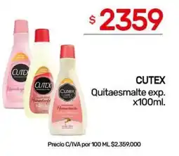 Nini Mayorista Cutex quitaesmalte oferta