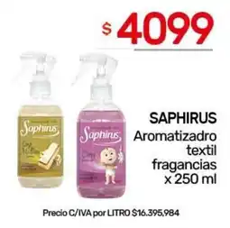 Nini Mayorista Saphirus aromatizado textil fragancias oferta