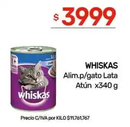 Nini Mayorista Whiskas Alim.p/gato Lata oferta