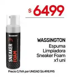 Nini Mayorista Wassington espuma limpiadora sneaker foam oferta