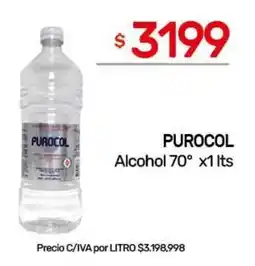 Nini Mayorista Purocol alcohol 70° oferta
