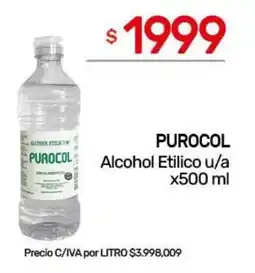 Nini Mayorista Purocol alcohol etilico u/a oferta