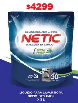 Nini Mayorista Netic liquido para lavar ropa oferta