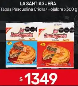Nini Mayorista La santiagueña tapas pascualina criolla/hojaldre oferta