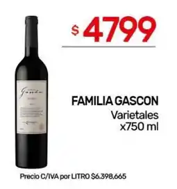 Nini Mayorista Familia gascon varietales oferta