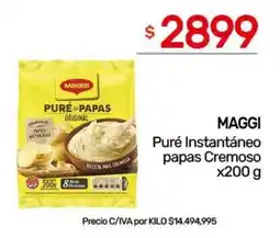 Nini Mayorista Maggi puré instantáneo papas cremoso oferta