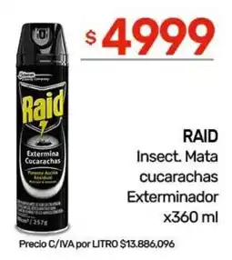Nini Mayorista Raid insect. mata cucarachas exterminador oferta
