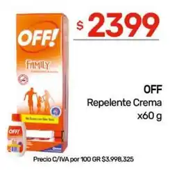 Nini Mayorista Off repelente crema oferta
