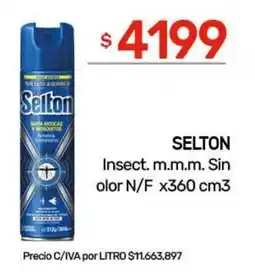 Nini Mayorista Selton insect. m.m.m. sin olor oferta