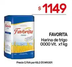 Nini Mayorista Favorita harina de trigo 0000 vit. oferta