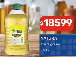Nini Mayorista Natura aceite girasol oferta