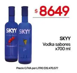 Nini Mayorista Skyy vodka sabores oferta