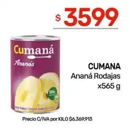 Nini Mayorista Cumaná ananá rodajas oferta