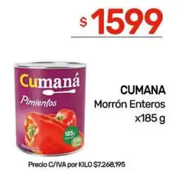 Nini Mayorista Cumaná pimientos oferta