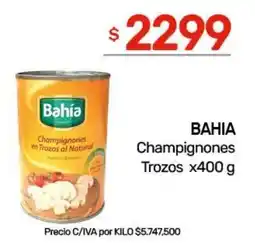 Nini Mayorista Bahia champignones en trozos al natural oferta