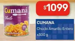 Nini Mayorista Cumana choclo amarillo entero oferta