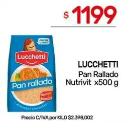 Nini Mayorista Lucchetti pan rallado oferta