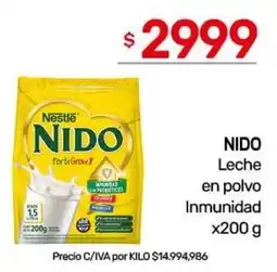 Nini Mayorista Nido leche en polvo oferta