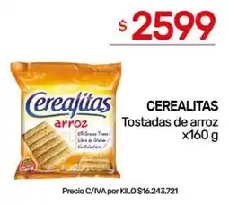 Nini Mayorista Cerealitas tostadas de arroz oferta