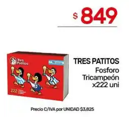 Nini Mayorista Tres patitos fosforo tricampeon oferta