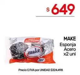 Nini Mayorista Make esponja acero oferta