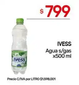 Nini Mayorista Ivess agua s/gas oferta