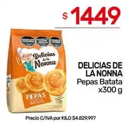 Nini Mayorista Delicias de la Nonna pepas batata oferta