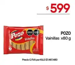 Nini Mayorista Pozo vainillas oferta