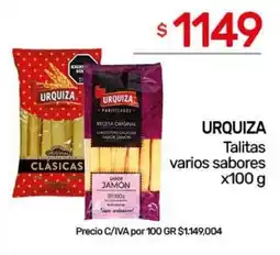 Nini Mayorista Urquiza talitas varios sabores oferta