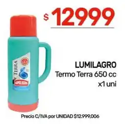 Nini Mayorista Lumilagro termo terra oferta