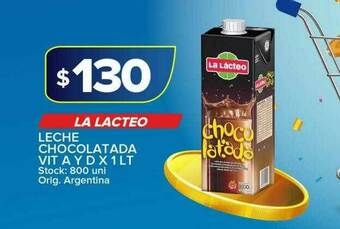 Carrefour Maxi La Lacteo Leche Chocolatada Vit A Y D oferta