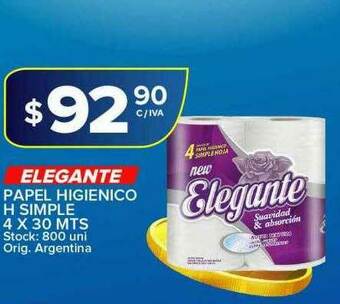 Carrefour Maxi Elegante Papel Higienico H Simple oferta