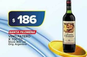 Carrefour Maxi Santa Filomena Vino Patero oferta