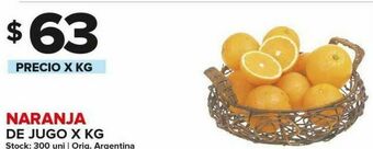 Carrefour Naranja de jugo x kg oferta