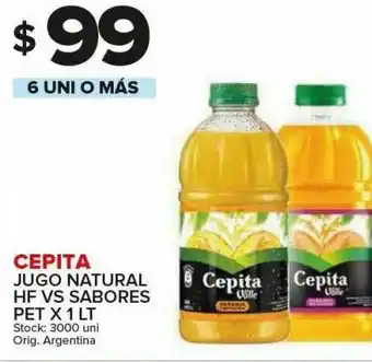 Carrefour Jugo natural cepita 1l oferta