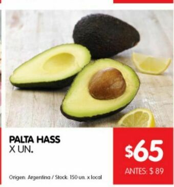 Disco Palta hass x un oferta