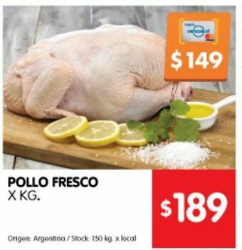 Disco Pollo fresco oferta