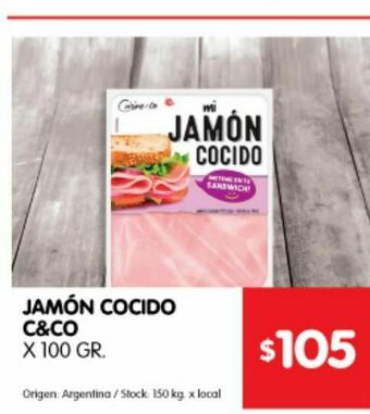 Disco Jamón cocido c&co oferta