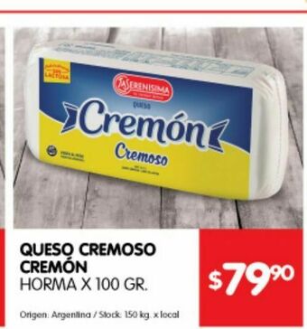 Disco Queso cremoso cremon oferta