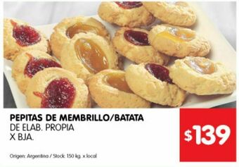Disco Pepitas de membrillo batata oferta