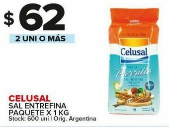 Carrefour Maxi Sal entrefina celusal 1kg oferta