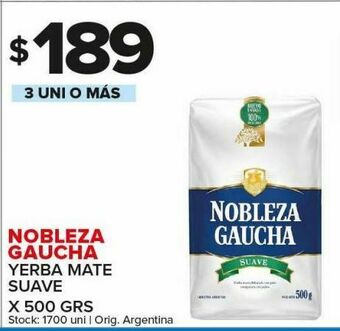 Carrefour Maxi Yerba mate nobleza gaucha 500g oferta