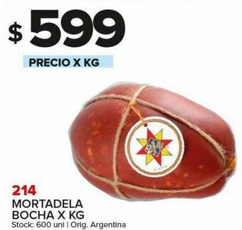 Carrefour Maxi Mortadela bocha 214 x kg oferta