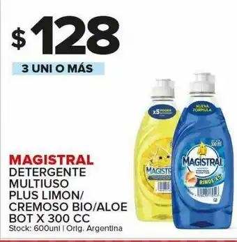 Carrefour Maxi Detergente magistral multiuso plus limón 300cc oferta